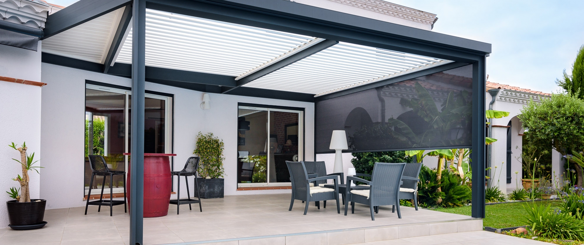 store vertical pour pergola toulouse 