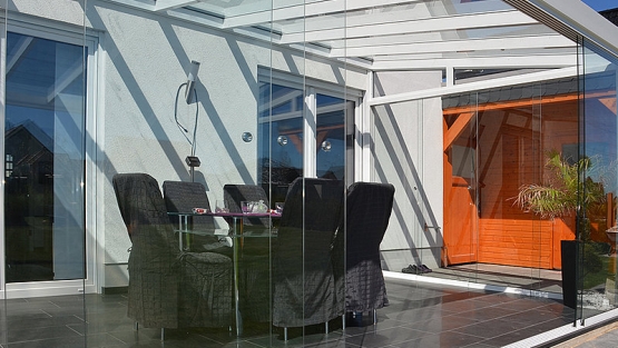 panneaux de verre coulissants Sunflex SF20